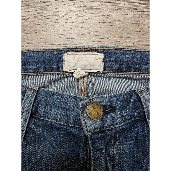 Current Elliott The Roller Jeans Bayberry Low Rise Relaxed Straight Leg 28 - Picture 4 of 11